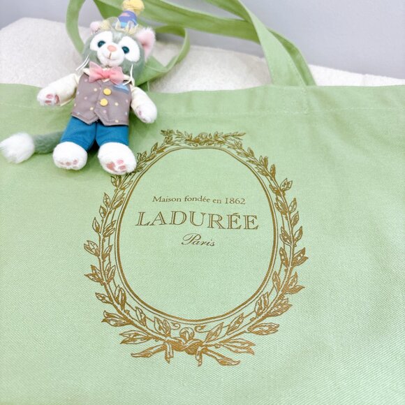 Green LADUREE Tote Bag - Picture 5 of 7